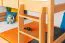 Etagenbett 120 x 190 cm | Massivholz: Buche | Natur Lackiert | umbaubar in zwei Einzelbetten | Premium-Qualität | inkl. Rollroste Abbildung