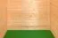 Holz-Gartenhaus 1,8 x 1,8 Meter (inkl. Dach) | Naturbelassen | Satteldach Abbildung