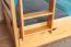 Funktions-Etagenbett 90 x 200 cm mit 2 Schubkästen als Stauraum | Massivholz: Buche | Natur Lackiert | umbaubar in zwei Einzelbetten | Premium-Qualität | inkl. Rollroste Abbildung