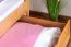 Funktions-Stockbett 90 x 200 cm mit 2 Schubladen als Stauraum | Massivholz: Buche | Natur Lackiert | umbaubar in zwei Einzelbetten | Premium-Qualität | inkl. Rollroste Abbildung