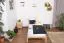 Kinderbett 90 x 200 cm | Massivholz: Kiefer | Natur Lackiert | inkl. Rollrost Abbildung