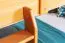 Funktions-Etagenbett 90 x 200 cm mit 2 Schubkästen als Stauraum | Massivholz: Buche | Natur Lackiert | umbaubar in zwei Einzelbetten | Premium-Qualität | inkl. Rollroste Abbildung