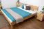 Bett Kernbuche 200 x 200 cm geölt Abbildung