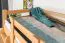 Hochbett 90 x 190 cm | Massivholz: Buche | Natur Lackiert | umbaubar in Einzelbett | Premium-Qualität | inkl. Rollrost Abbildung