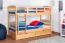 Funktions-Stockbett 90 x 200 cm mit 2 Schubladen als Stauraum | Massivholz: Buche | Natur Lackiert | umbaubar in zwei Einzelbetten | Premium-Qualität | inkl. Rollroste Abbildung