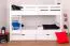 Massivholz Etagenbett inkl. Stauraum für Kinder und Jugendliche | inkl. 2 Schubkästen | Matratzenmaß: 90 x 200 cm | Weiß Lackiert | umbaubar in 2 Einzelbetten | Premium-Qualität | inkl. Rollroste Abbildung