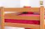 Etagenbett 90 x 200 cm | Massivholz: Buche | Natur Lackiert | umbaubar in zwei Einzelbetten | Premium-Qualität | inkl. Rollroste Abbildung