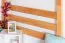 Massivholz Hochbett für Kinder | Matratzenmaß: 120 x 200 cm | Natur Lackiert | umbaubar in Einzelbett | Premium-Qualität | inkl. Rollrost Abbildung
