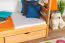 Funktions-Stockbett 90 x 200 cm mit 2 Schubladen als Stauraum | Massivholz: Buche | Natur Lackiert | umbaubar in zwei Einzelbetten | Premium-Qualität | inkl. Rollroste Abbildung