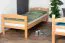 Stockbett 90 x 190 cm | Massivholz: Buche | Natur Lackiert | umbaubar in zwei Einzelbetten | Premium-Qualität | inkl. Rollroste Abbildung