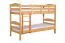 Etagenbett 90 x 200 cm | Massivholz: Buche | Natur Lackiert | umbaubar in zwei Einzelbetten | Premium-Qualität | inkl. Rollroste Abbildung