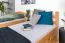 Funktions-Etagenbett 90 x 200 cm mit 2 Schubkästen als Stauraum | Massivholz: Buche | Natur Lackiert | umbaubar in zwei Einzelbetten | Premium-Qualität | inkl. Rollroste Abbildung