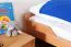 Kinderbett 90 x 190 cm | Massivholz: Buche | Natur Lackiert Abbildung