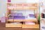 Funktions-Stockbett 90 x 200 cm mit 2 Schubladen als Stauraum | Massivholz: Buche | Natur Lackiert | umbaubar in zwei Einzelbetten | Premium-Qualität | inkl. Rollroste Abbildung