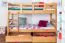 Funktions-Etagenbett 90 x 200 cm mit 2 Schubladen als Stauraum | Massivholz: Buche | Natur Lackiert | umbaubar in zwei Einzelbetten | Premium-Qualität | inkl. Rollroste Abbildung