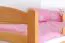 Funktions-Stockbett 90 x 200 cm mit 2 Schubladen als Stauraum | Massivholz: Buche | Natur Lackiert | umbaubar in zwei Einzelbetten | Premium-Qualität | inkl. Rollroste Abbildung