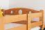 Stockbett 90 x 200 cm | Massivholz: Buche | Natur Lackiert | umbaubar in zwei Einzelbetten | Premium-Qualität | inkl. Rollroste Abbildung