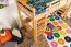 Massivholz Hochbett für Kinder | Matratzenmaß: 90 x 190 cm | Natur Lackiert | umbaubar in Einzelbett | Premium-Qualität | inkl. Rollrost Abbildung