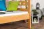 Etagenbett 90 x 190 cm | Massivholz: Buche | Natur Lackiert | umbaubar in zwei Einzelbetten | Premium-Qualität | inkl. Rollroste Abbildung
