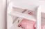 Stockbett 90 x 200 cm | Massivholz: Buche | Weiß Lackiert | umbaubar in zwei Einzelbetten | Premium-Qualität | inkl. Rollroste Abbildung