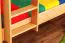 Stockbett 90 x 200 cm | Massivholz: Buche | Natur Lackiert | umbaubar in zwei Einzelbetten | Premium-Qualität | inkl. Rollroste Abbildung