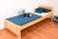 Kinderbett 80 x 200 cm | Massivholz: Kiefer | Natur Lackiert Abbildung