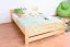 Kinderbett 140 x 200 cm | Massivholz: Kiefer | Natur Lackiert Abbildung