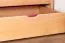 90 x 200 cm Etagenbett mit Stauraum / 2 Schubladen für Kinder Massivholz: Buche | Natur Lackiert | umbaubar in 2 Einzelbetten | Premium-Qualität | inkl. Rollroste Abbildung