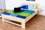 Kinderbett 140 x 200 cm | Massivholz: Buche | Natur Lackiert Abbildung
