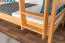 Etagenbett für Kinder 90 x 190 cm | Massivholz: Buche | Natur Lackiert | umbaubar in 2 Einzelbetten | inkl. Rollroste Abbildung