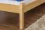 Kinderbett 90 x 200 cm | Massivholz: Kiefer | Natur Lackiert Abbildung