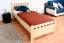 Kinderbett 90 x 200 cm | Massivholz: Kiefer | Natur Lackiert Abbildung