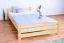 Kinderbett 140 x 200 cm | Massivholz: Kiefer | Natur Lackiert Abbildung