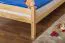 Kinderbett 90 x 200 cm | Massivholz: Kiefer | Natur Lackiert Abbildung