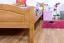 Kinderbett 100 x 200 cm | Massivholz: Buche | Erle Lackiert Abbildung
