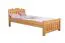 Bettrahmen für Kinder / Kinderbett 90 x 200 cm | Massivholz: Kiefer | Natur Lackiert Abbildung