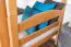 Etagenbett für Kinder 90 x 190 cm | Massivholz: Buche | Natur Lackiert | umbaubar in 2 Einzelbetten | inkl. Rollroste Abbildung