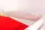 Etagenbett für Jugendliche 90 x 200 cm | Massivholz: Buche | Weiß Lackiert | umbaubar in 2 Einzelbetten | inkl. Rollroste Abbildung