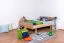 Kinderbett 140 x 200 cm | Massivholz: Buche | Natur Lackiert Abbildung