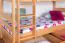 90 x 200 cm Etagenbett mit Stauraum / 2 Schubladen für Kinder Massivholz: Buche | Natur Lackiert | umbaubar in 2 Einzelbetten | Premium-Qualität | inkl. Rollroste Abbildung