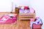 Kinderbett 90 x 200 cm | Massivholz: Buche | Natur Lackiert Abbildung
