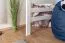 Hochbett für Kinder 90 x 190 cm | Massivholz: Buche | Weiß Lackiert | umbaubar in Einzelbett | Premium-Qualität | inkl. Rollrost Abbildung
