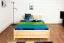 Kinderbett 140 x 200 cm | Massivholz: Kiefer | Natur Lackiert Abbildung