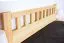 Kinderbett 140 x 200 cm | Massivholz: Buche | Natur Lackiert Abbildung
