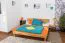 Bett Kernbuche massiv 180 x 200 cm geölt Abbildung
