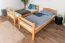 Etagenbett für Kinder 90 x 190 cm | Massivholz: Buche | Natur Lackiert | umbaubar in 2 Einzelbetten | inkl. Rollroste Abbildung