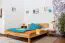 Bett Kernbuche massiv 180 x 200 cm geölt Abbildung