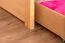 90 x 200 cm Etagenbett mit Stauraum / 2 Schubladen für Kinder Massivholz: Buche | Natur Lackiert | umbaubar in 2 Einzelbetten | Premium-Qualität | inkl. Rollroste Abbildung