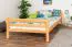 Hochbett für Kinder 140 x 200 cm | Massivholz: Buche | Natur Lackiert | umbaubar in Einzelbett | Premium-Qualität | inkl. Rollrost Abbildung