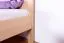 Kinderbett 100 x 200 cm | Massivholz: Buche | Natur Lackiert Abbildung